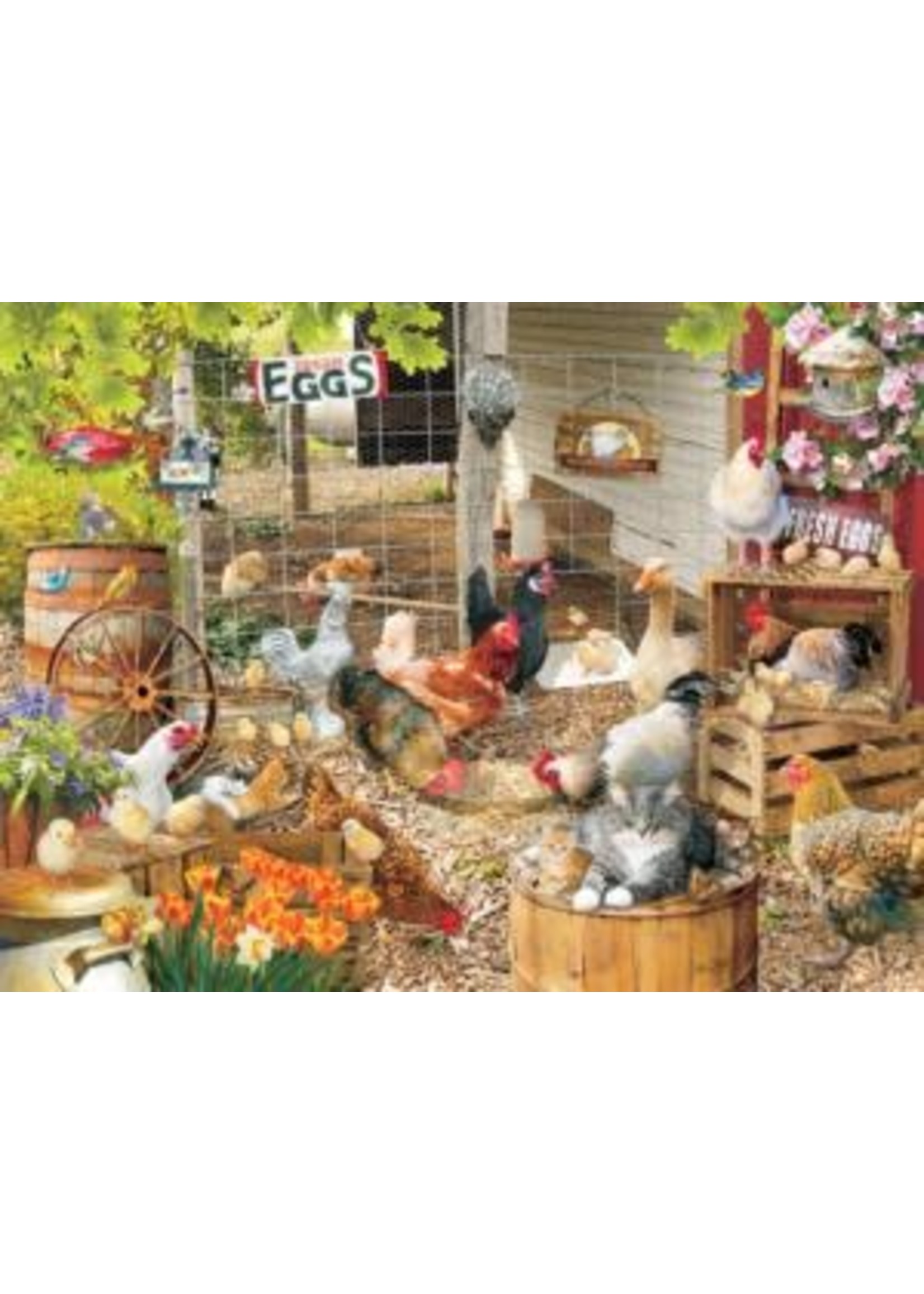 Sunsout Barnyard Families Puzzle 1000 Pieces