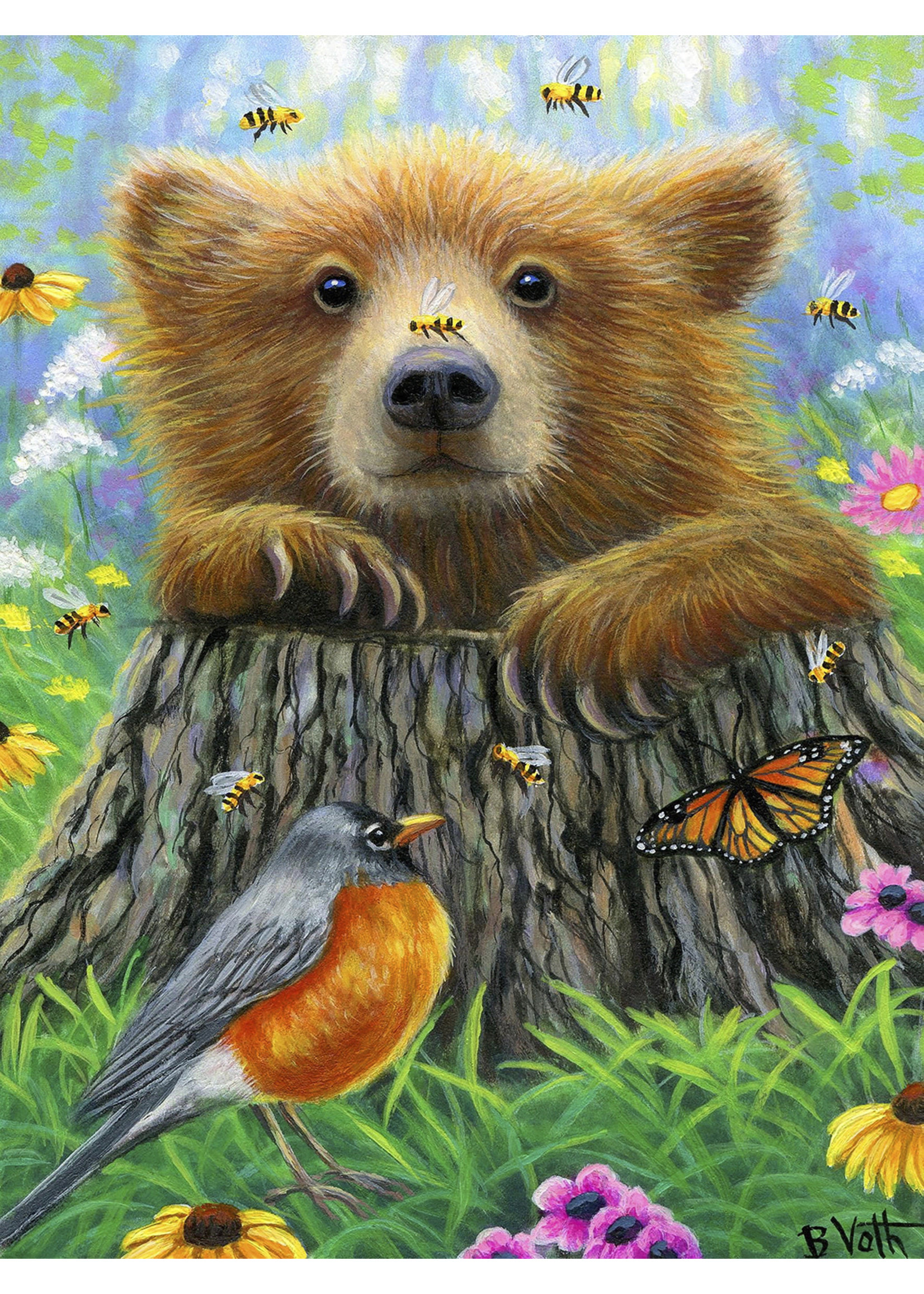 Sunsout Bee Happy Puzzle 300 Large Pieces