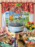 Sunsout Bird Cage Puzzle 300 Large Pieces