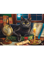 Sunsout Black Cat by Candlelight 500+ Large Pieces