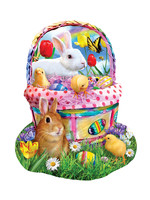 Sunsout Bunny's Easter Basket Special Shaped Puzzle 1000 Pieces