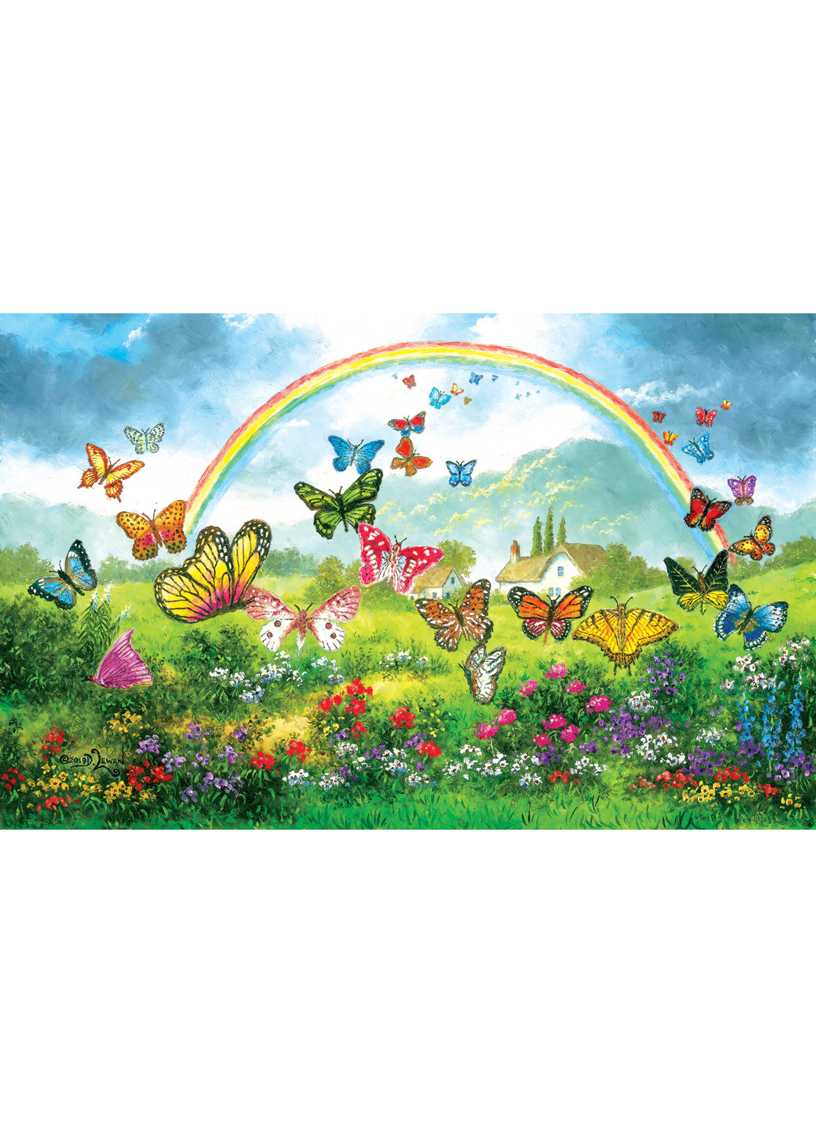 Sunsout Butterfly Holiday Puzzle 550 Pieces