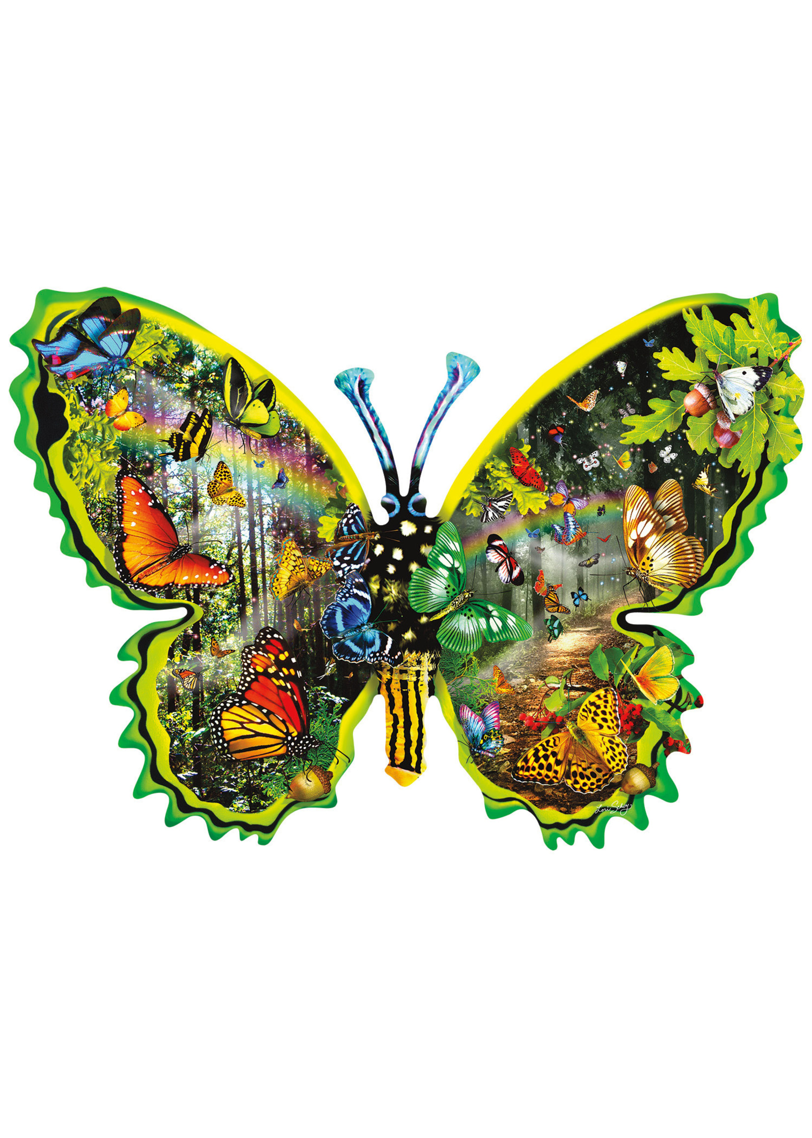 Sunsout Butterfly Migration Special Shaped Puzzle 1000 Pieces