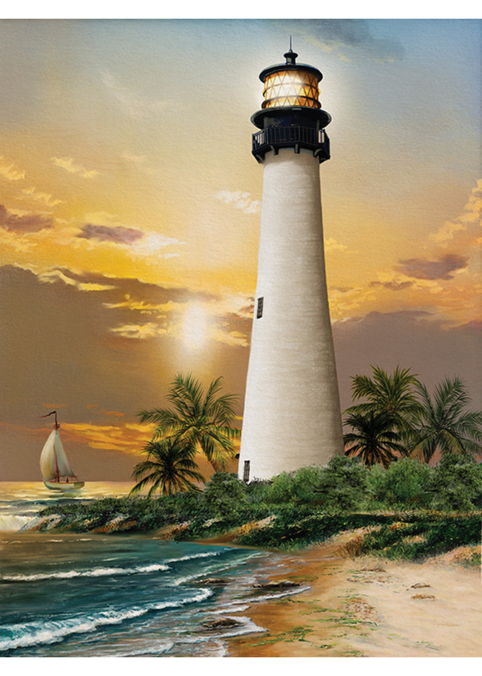 Sunsout Cape Florida Lighthouse 500pc