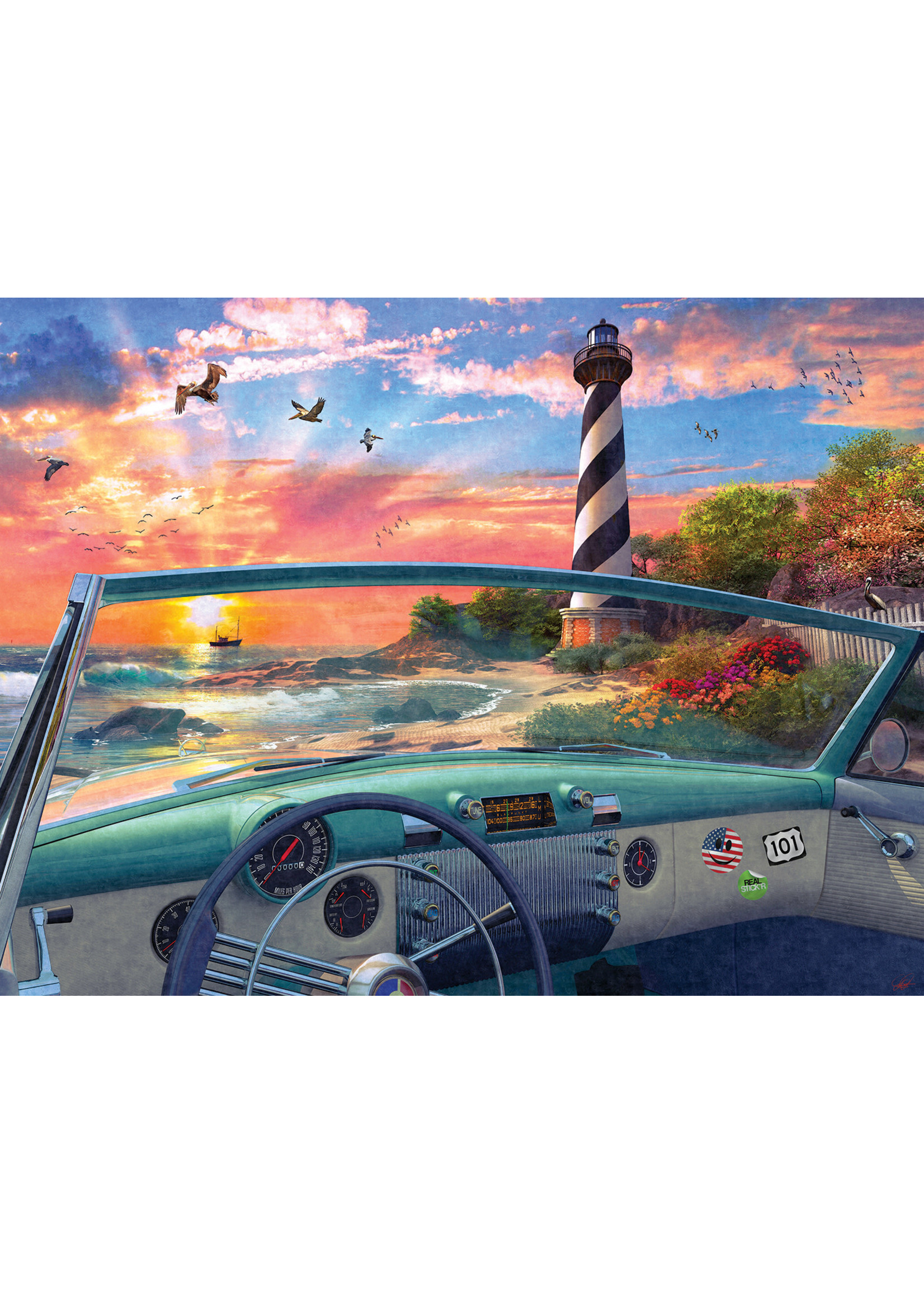 Sunsout Cape Hatteras Drive Puzzle 500 Pieces