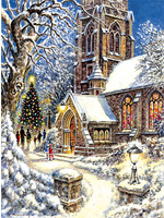 Sunsout Church in the Snow 1000pc