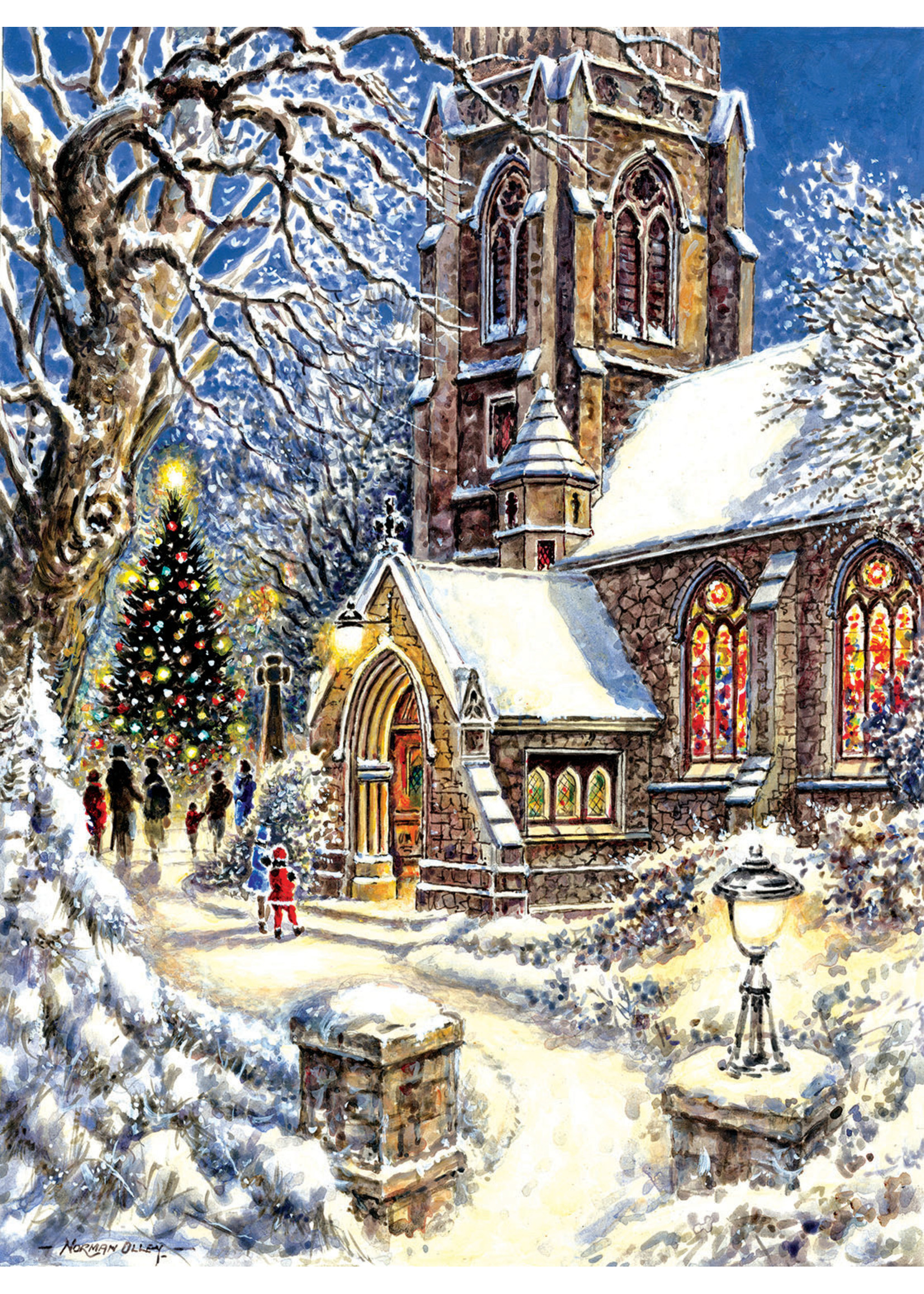 Sunsout Church in the Snow 1000pc