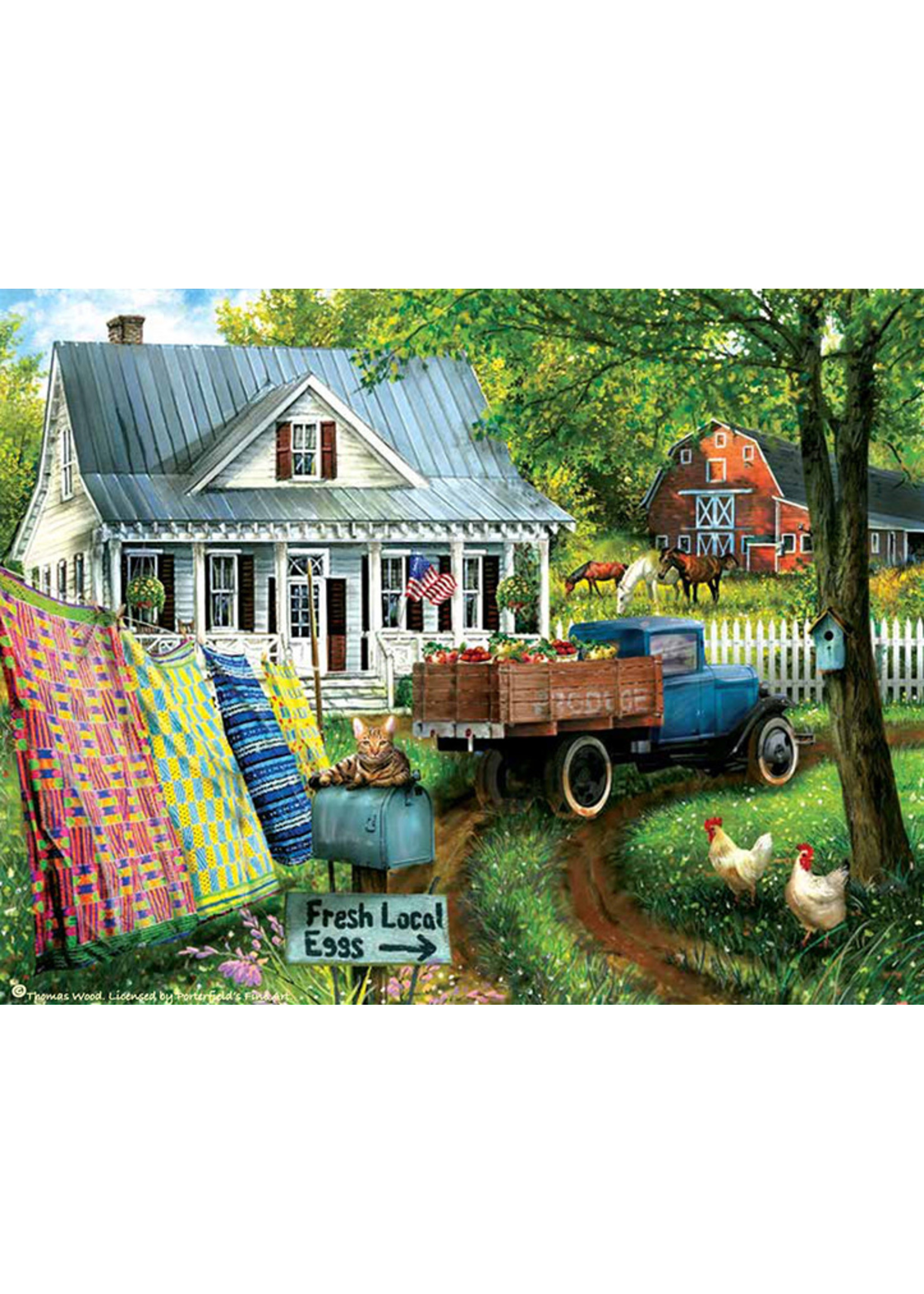 Sunsout Countryside Living Puzzle 300 Large Pieces