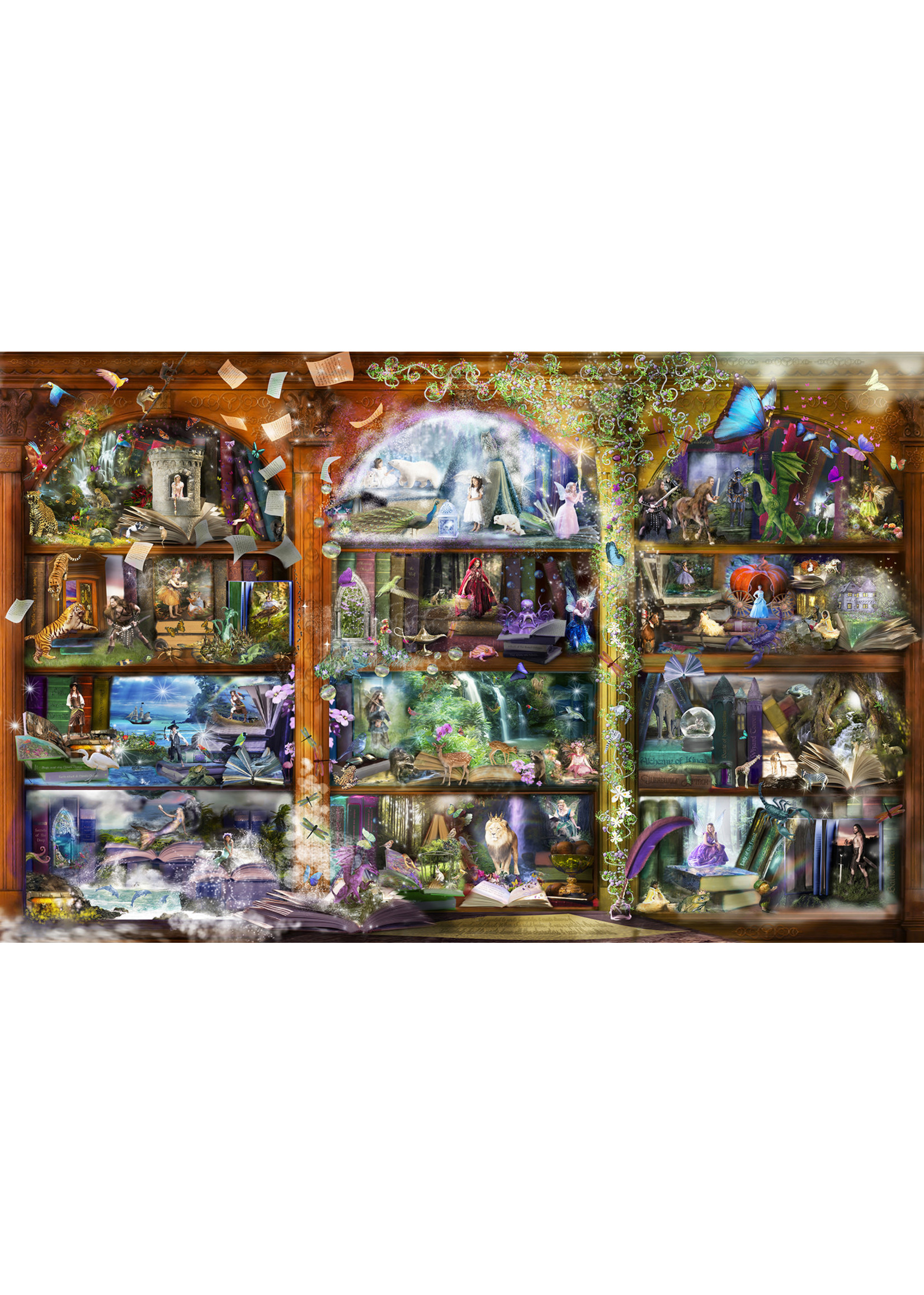 Sunsout Enchanted Fairytale Library Puzzle 1000 Pieces