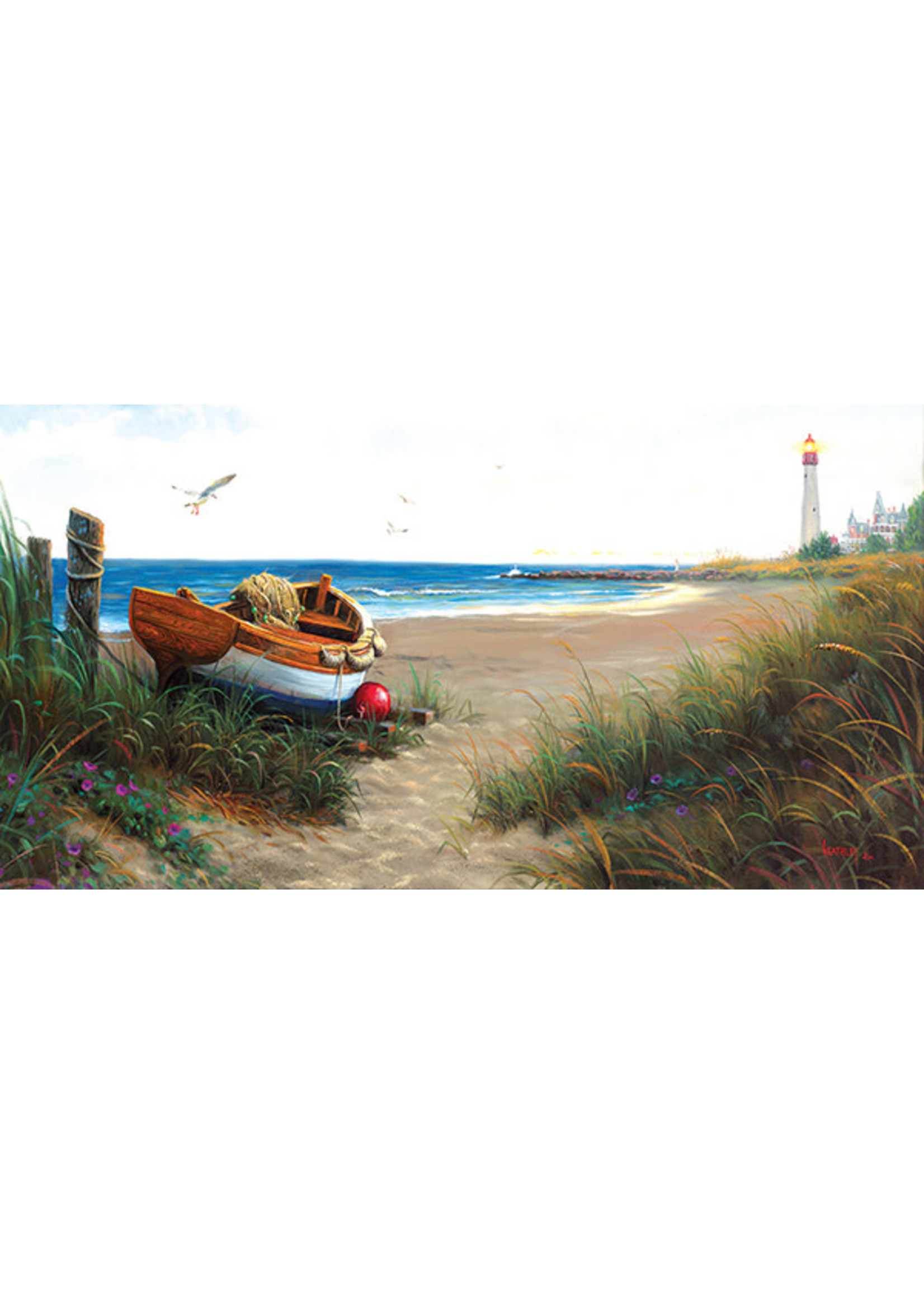 Sunsout Evening at the Coast Puzzle 500 Pieces