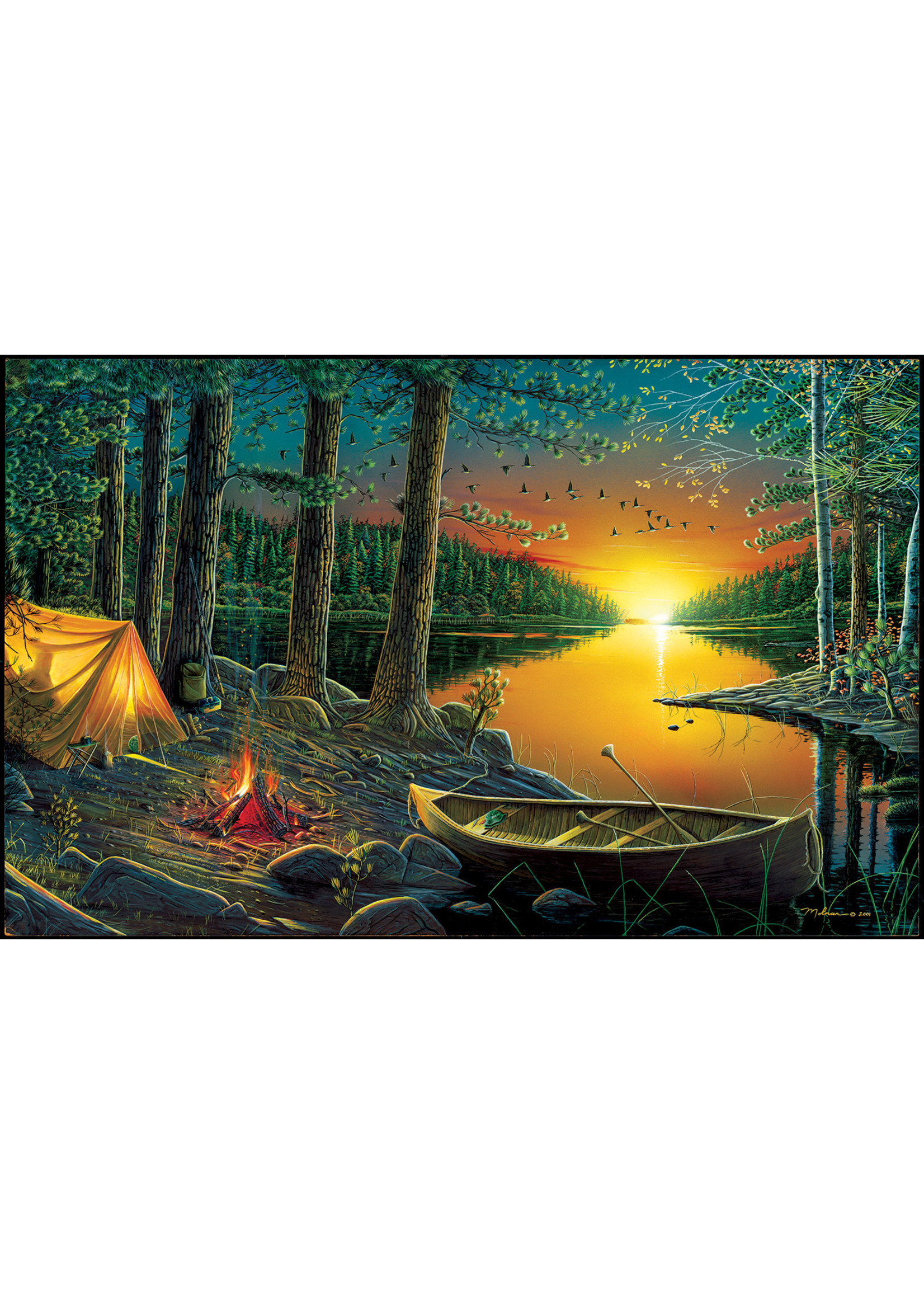 Sunsout Evening by the Lake Puzzle 550 Pieces