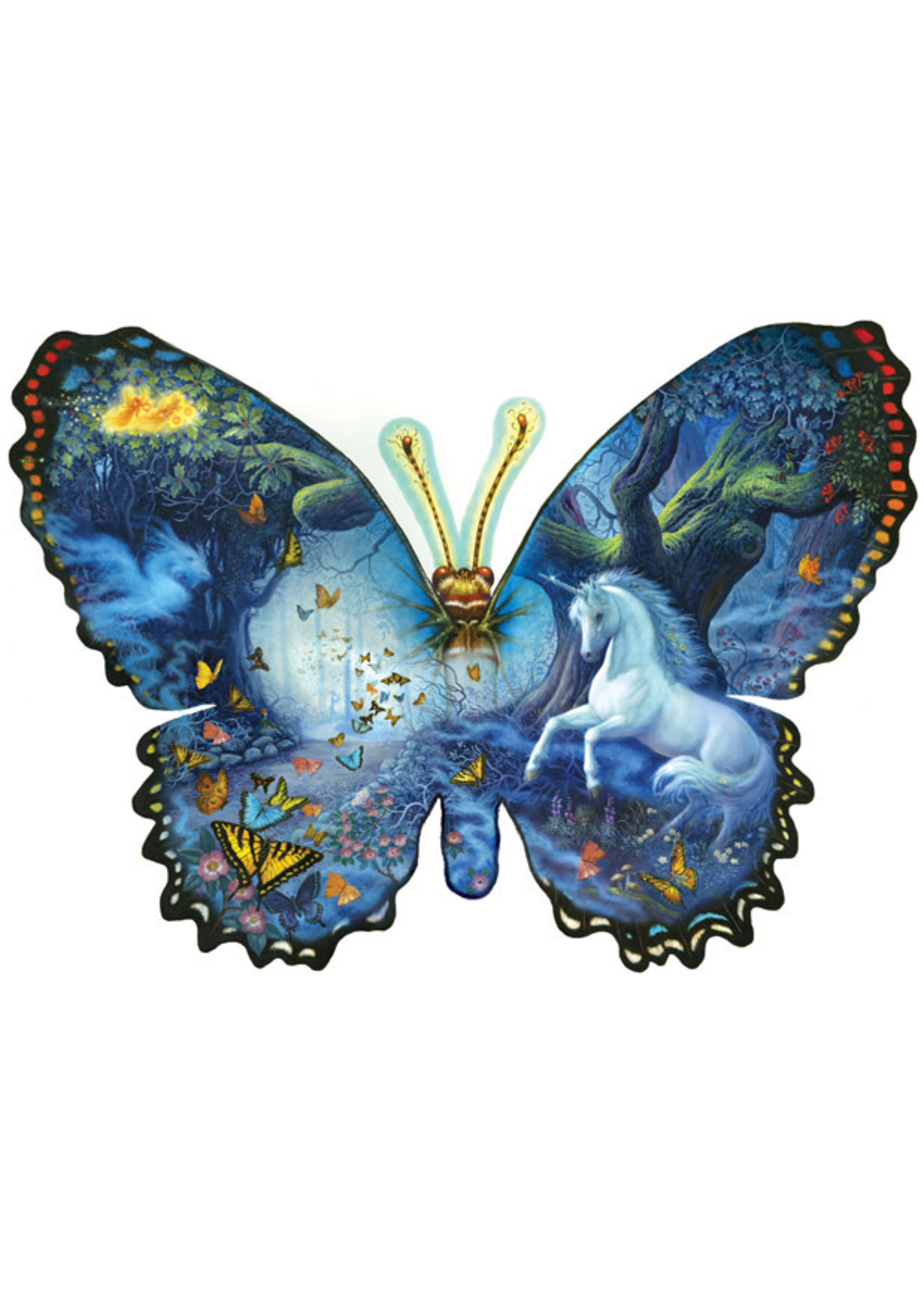 Sunsout Fantasy Butterfly Special Shaped Puzzle 1000 Pieces