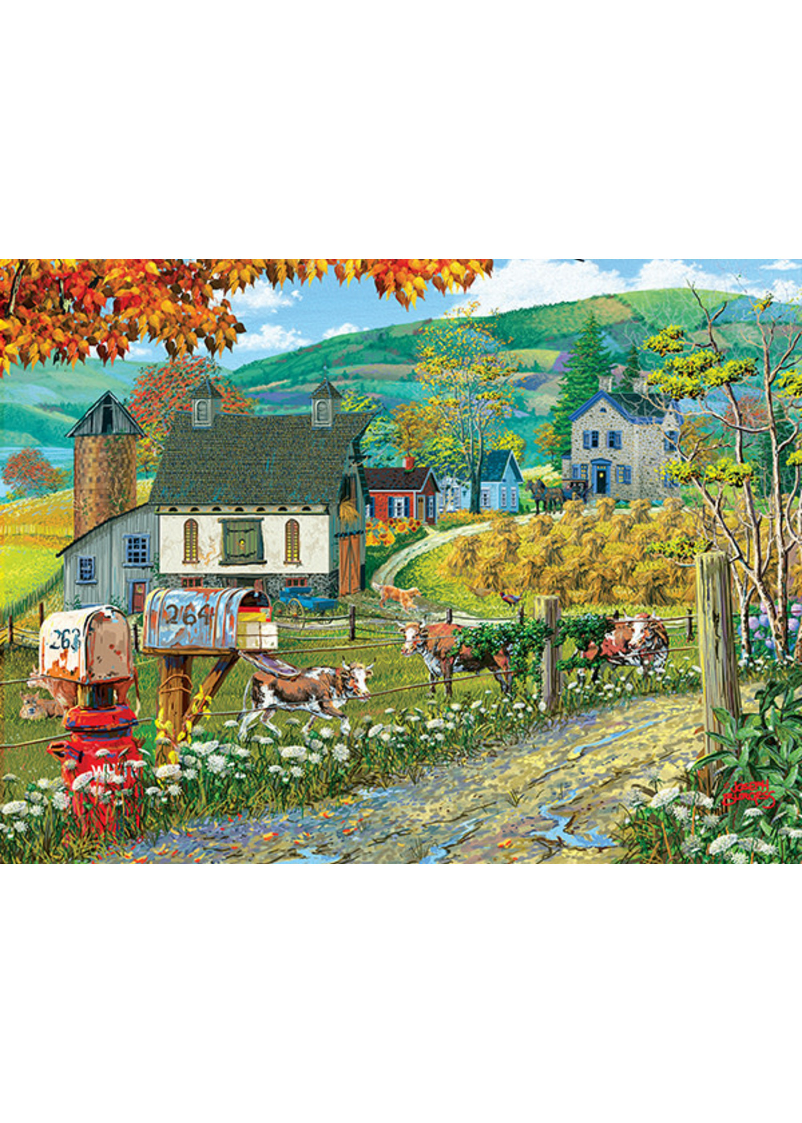 Sunsout Farm Lane Puzzle 300 Large Pieces