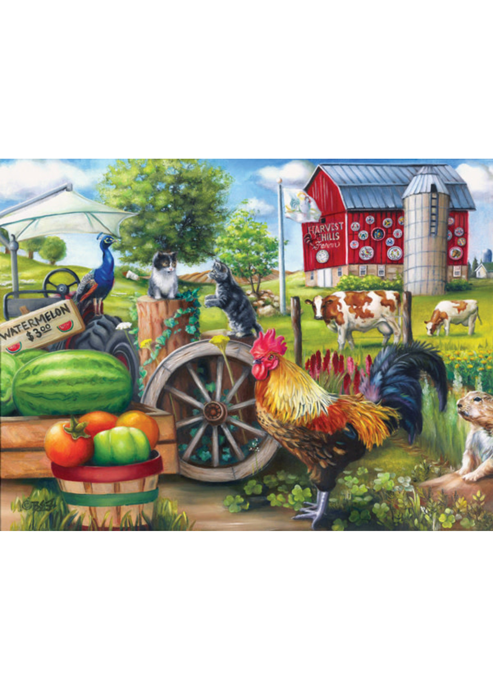 Sunsout Farm Life 500pc