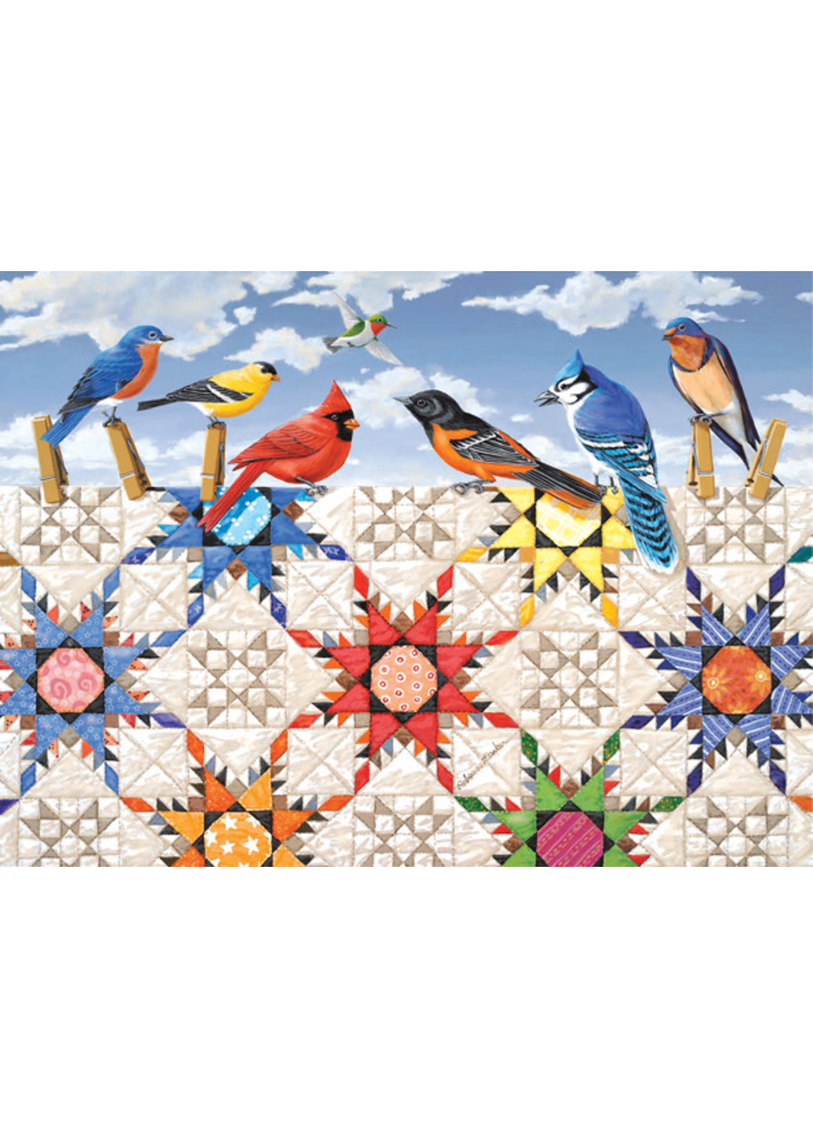 Sunsout Feathered Stars  Puzzle 500 Pieces