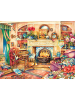Sunsout Fireside Embroidery Puzzle 1000+ Large Pieces