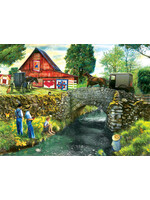 Sunsout Fishing Down by the Stream 1000pc