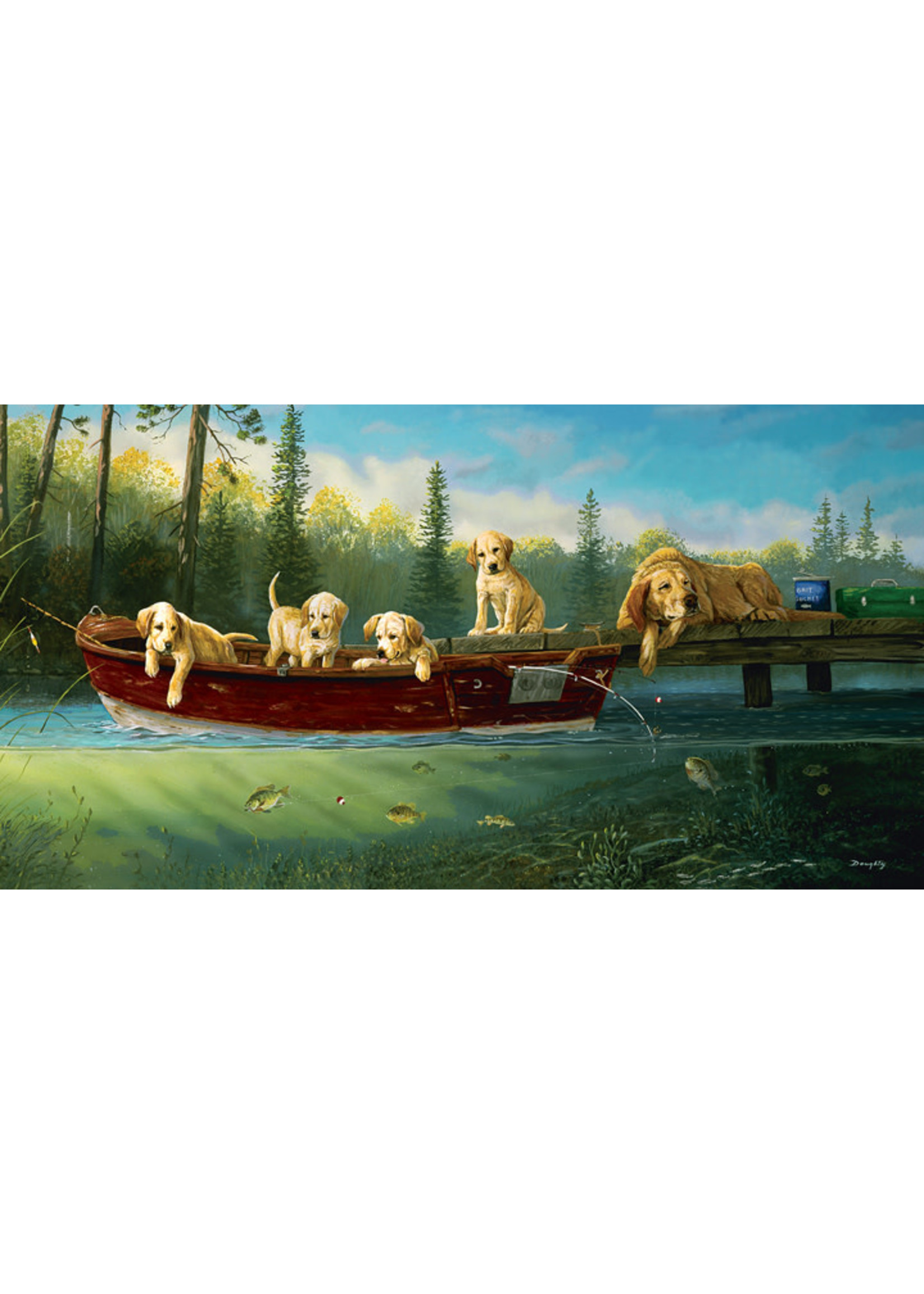 Sunsout Fishing Lessons Puzzle 500 Pieces