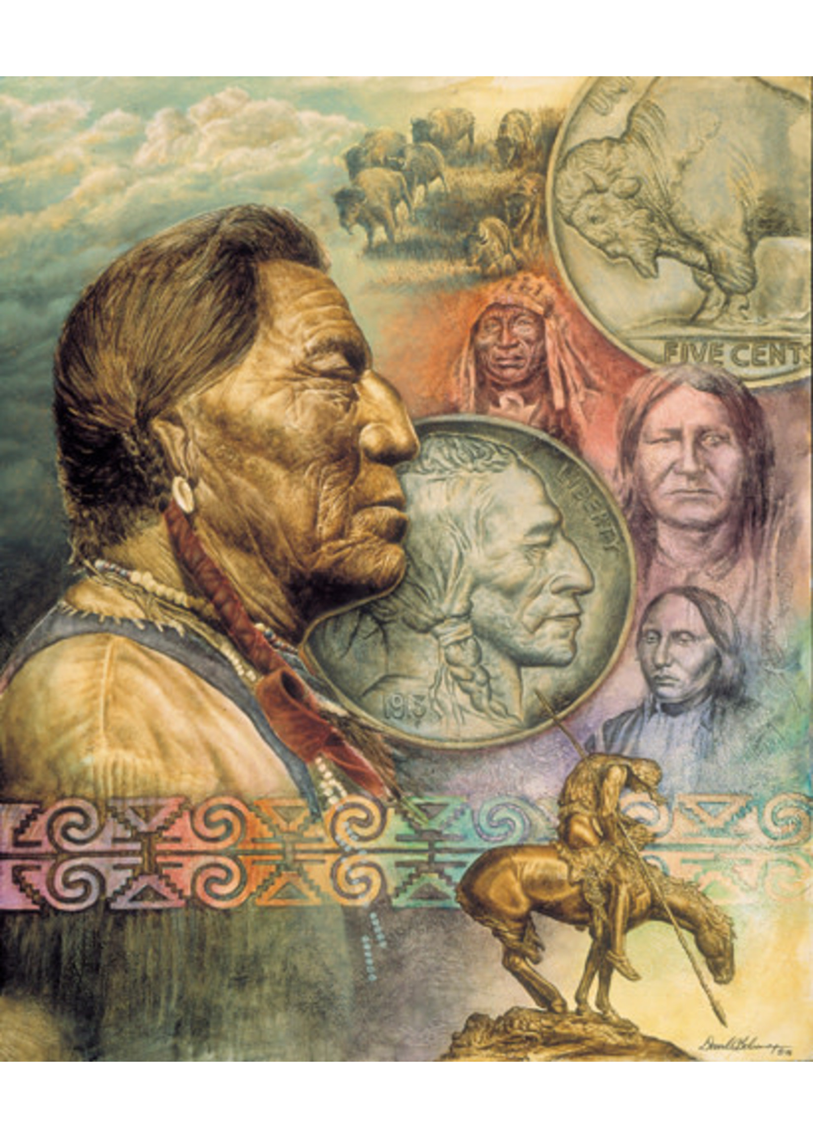 Sunsout Five Cent Piece 1000pc