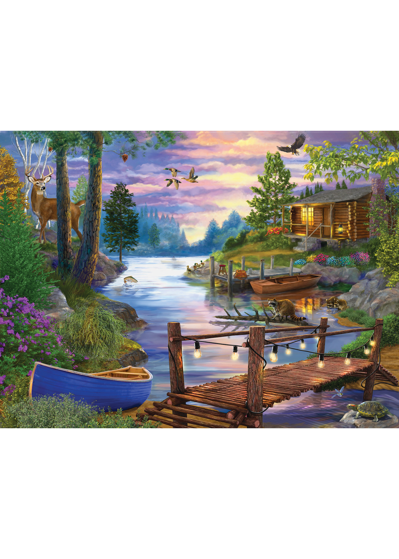Sunsout Footbridge Puzzle 1000 Pieces