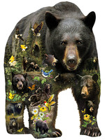 Sunsout Forest Bear Special Shaped 1000pc