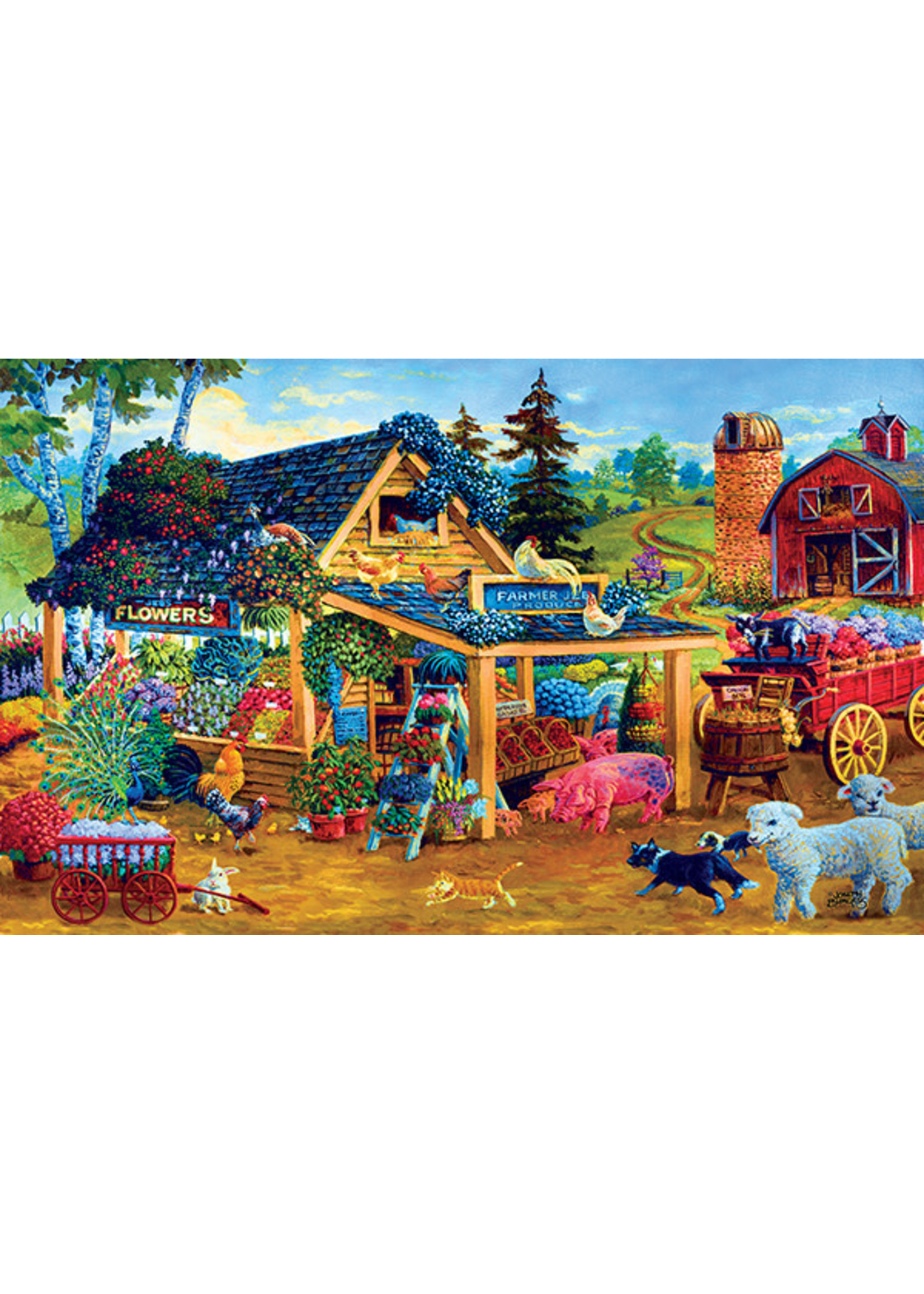 Sunsout Fresh Fruits and Flowers Puzzle 300 Large Pieces