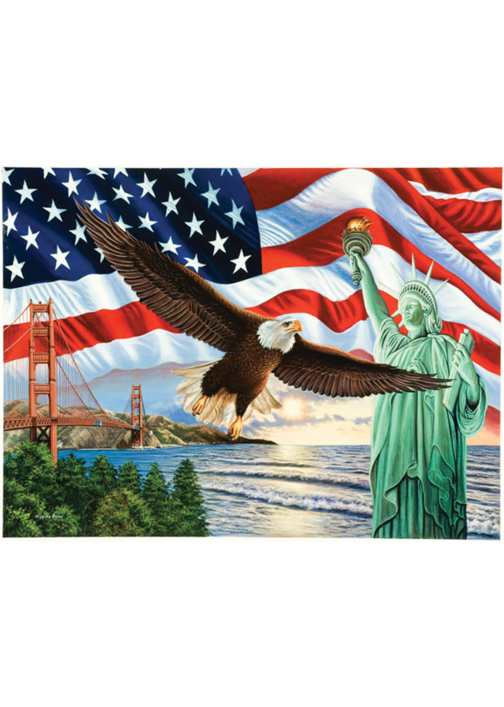 Sunsout From Sea to Shining Sea 1000pc