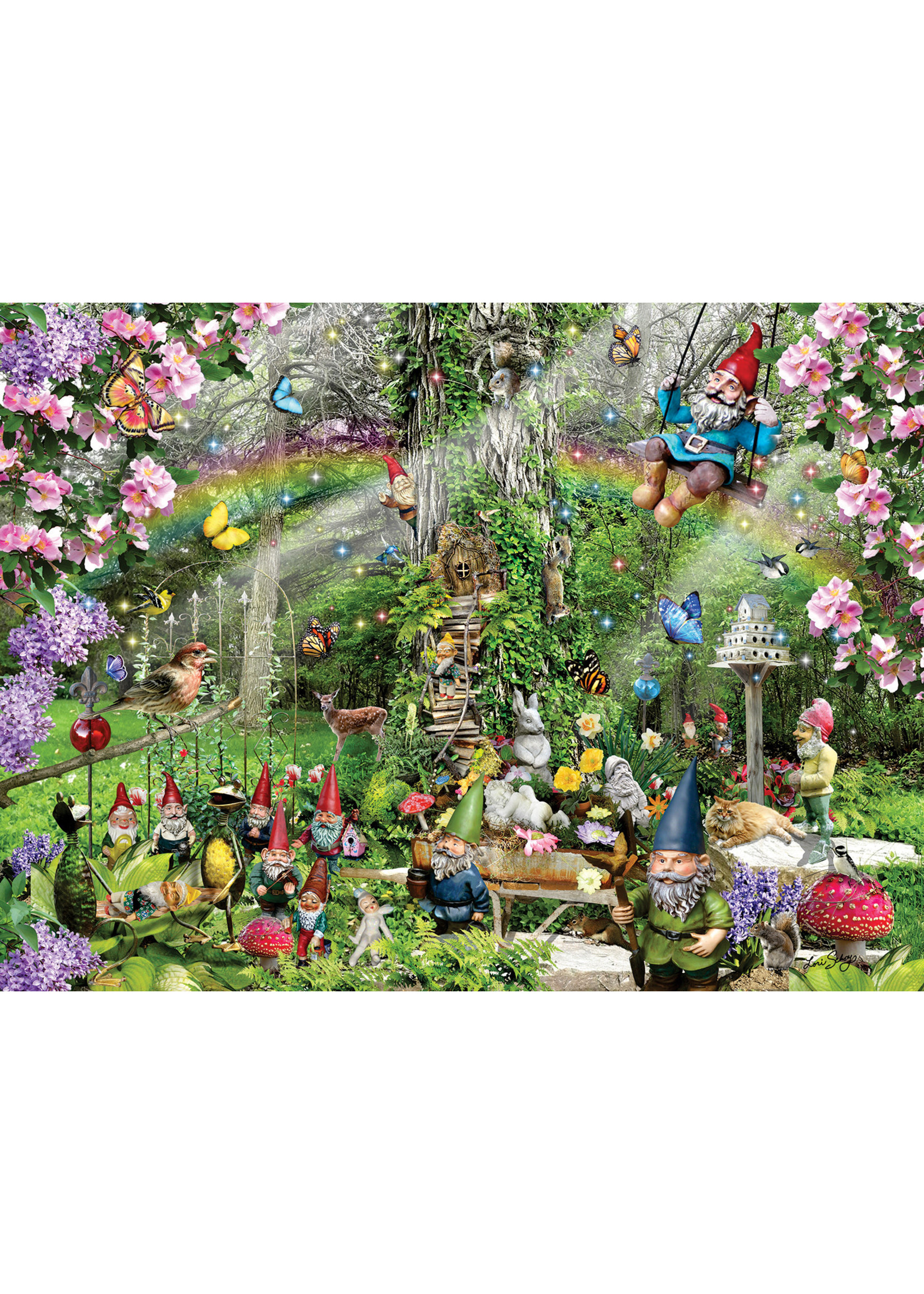 Sunsout Gnomes Playground Puzzle 300 Large Pieces