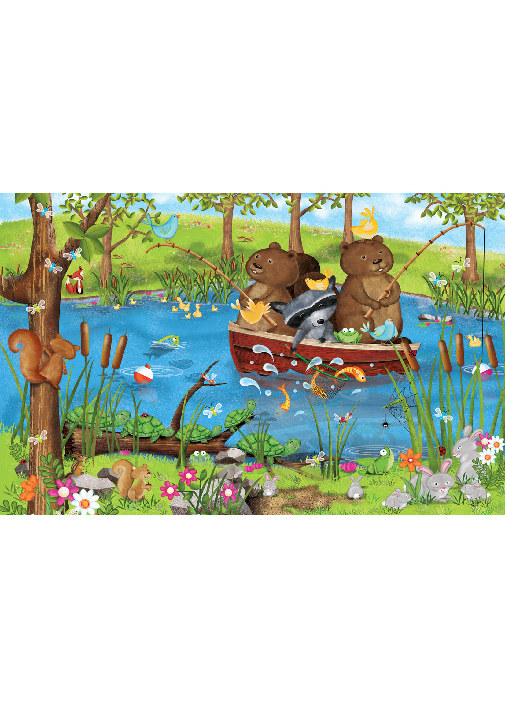 Sunsout Going Fishing Puzzle 100 XLarge Pieces