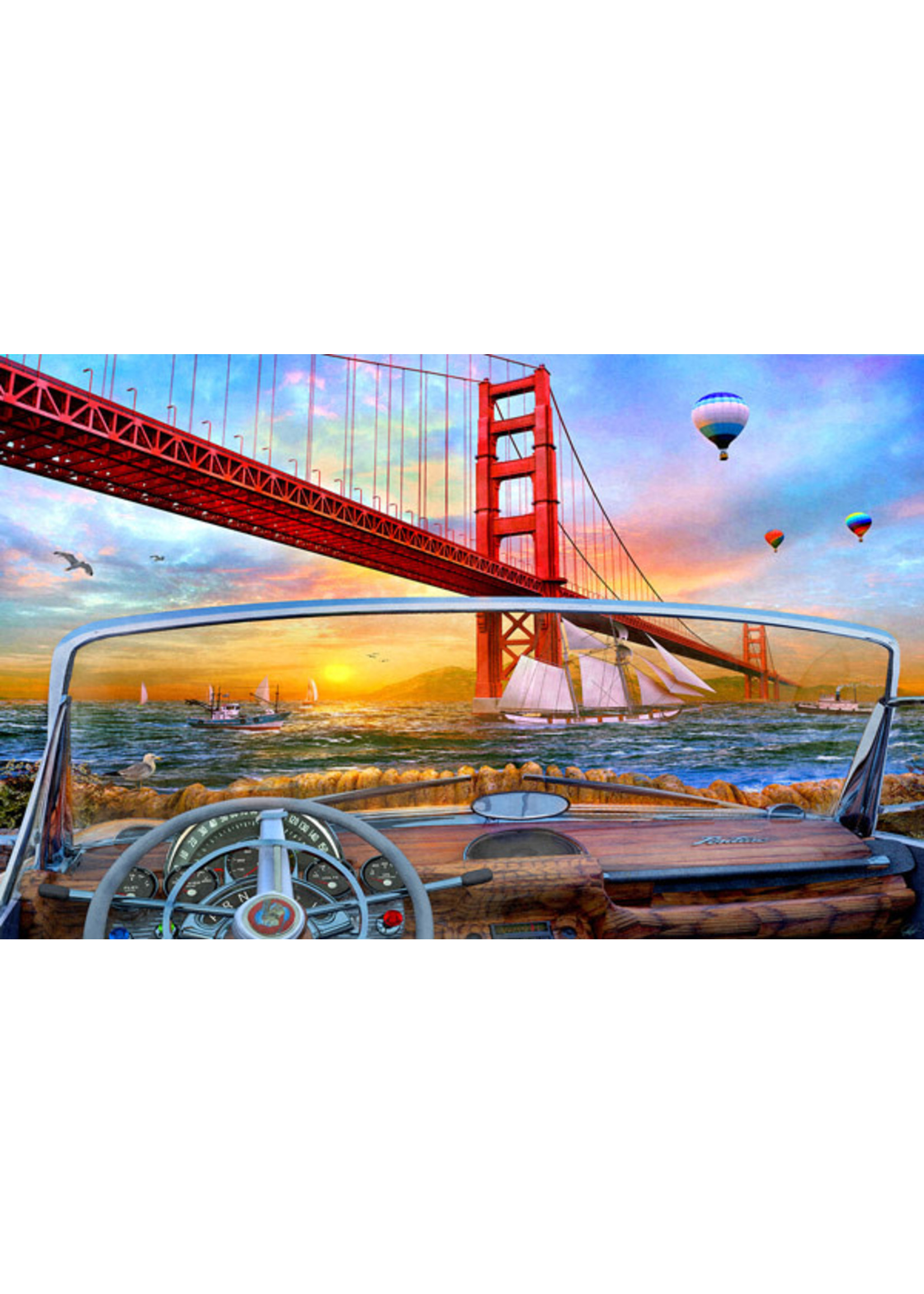 Sunsout Golden Gate Adventure Puzzle 550 Pieces