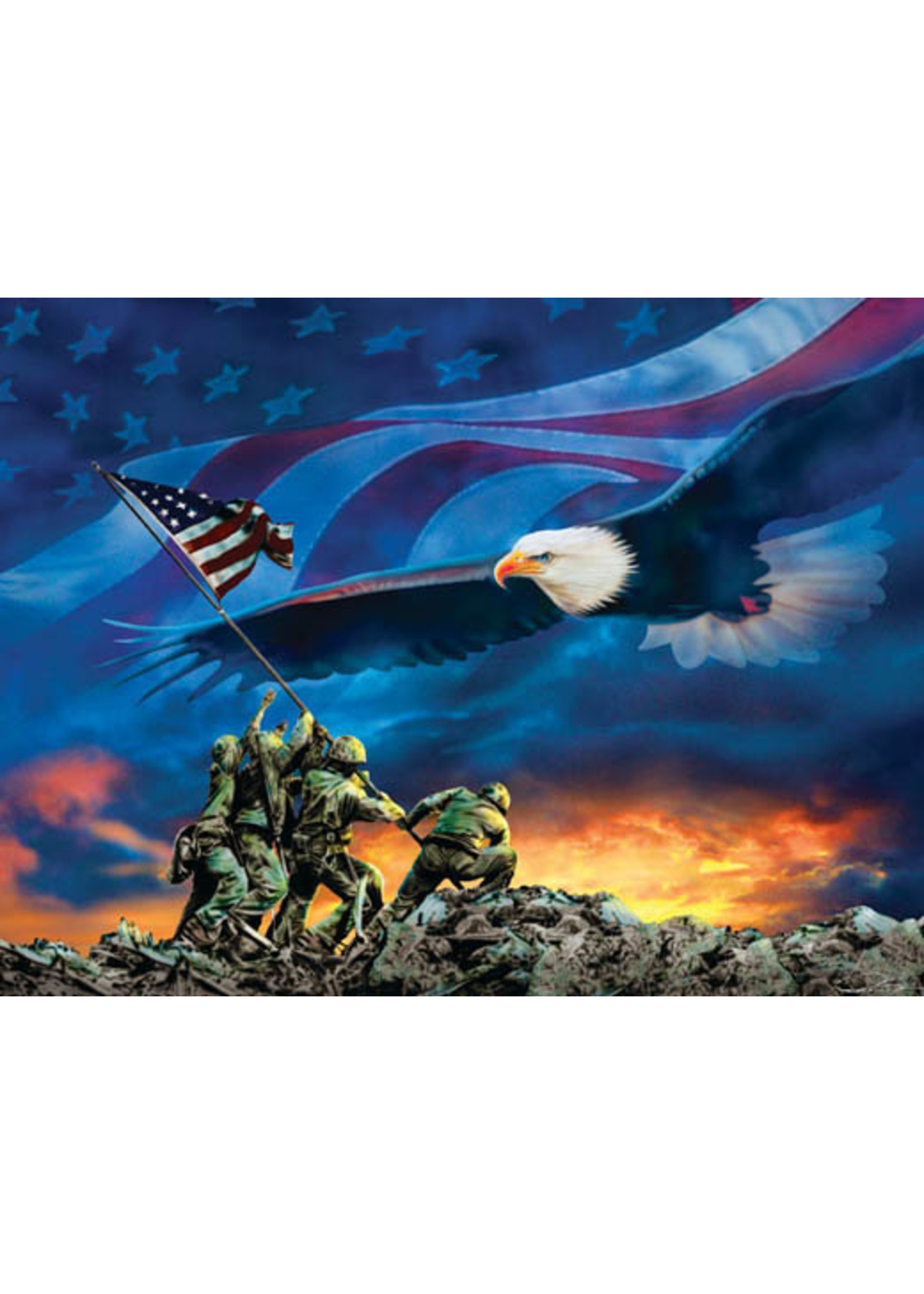 Sunsout Grand Old Flag Puzzle 500 Pieces
