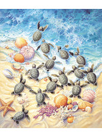 Sunsout Green Turtle Hatchlings  550pc