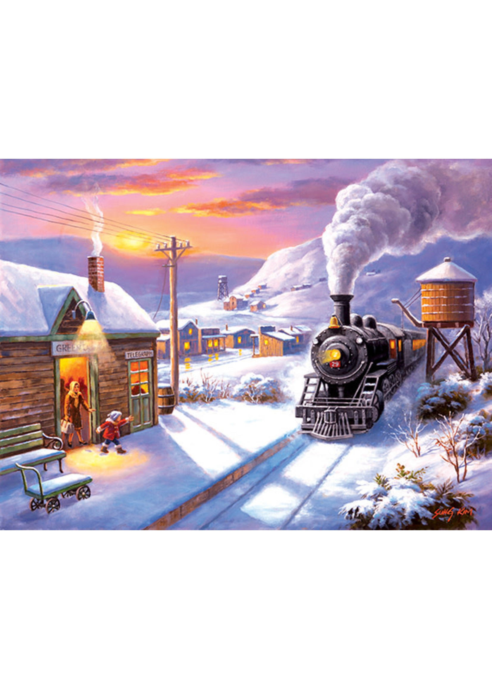 Sunsout Greenville Depot Puzzle 300 Large Pieces