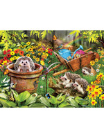 Sunsout Hedgehogs and Bees Puzzle 300 Large Pieces