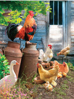 Sunsout Hen Run Puzzle 1000 Pieces