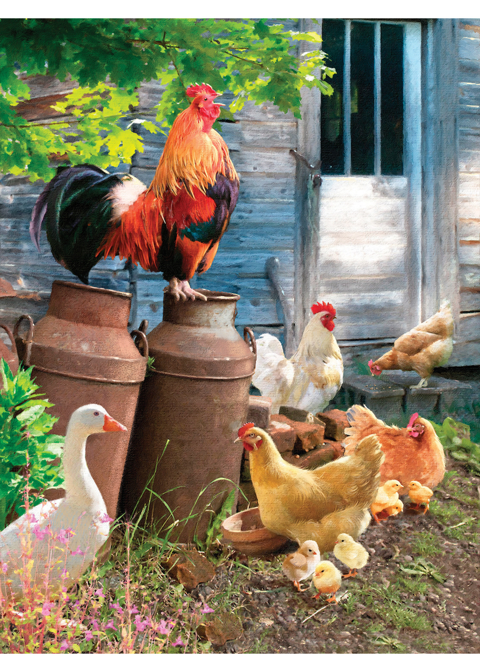 Sunsout Hen Run Puzzle 1000 Pieces