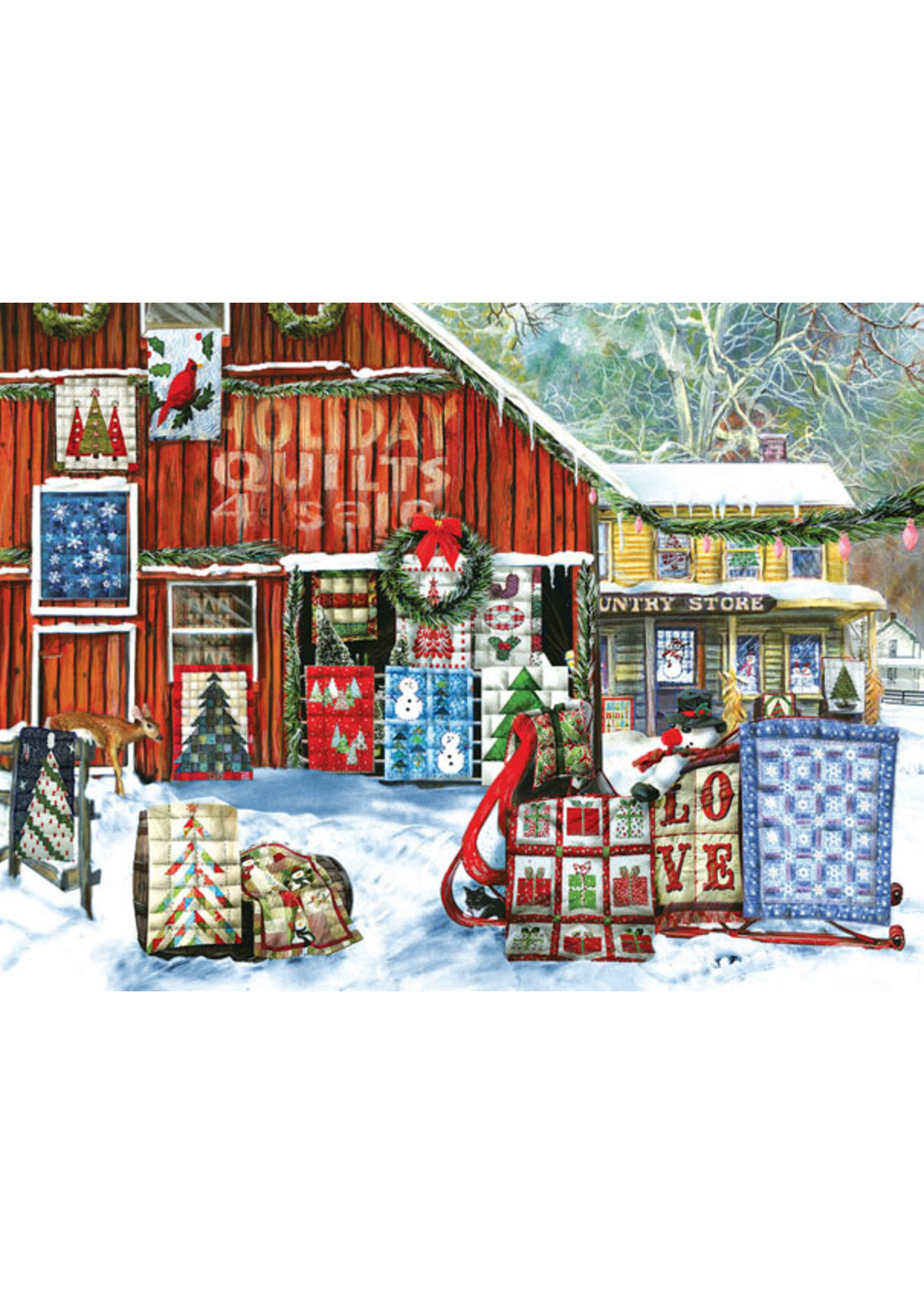 Sunsout Holiday Quilts 1000pc