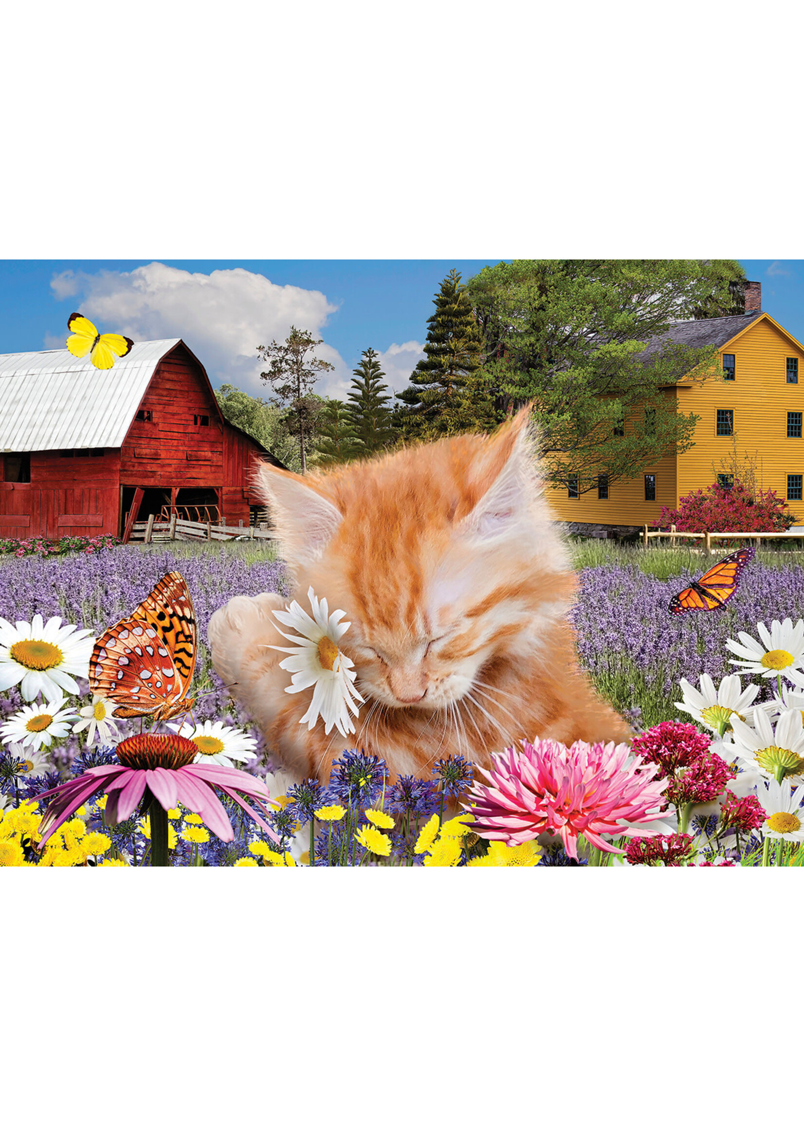 Sunsout I Wuv Flowers Puzzle 300 Large Pieces
