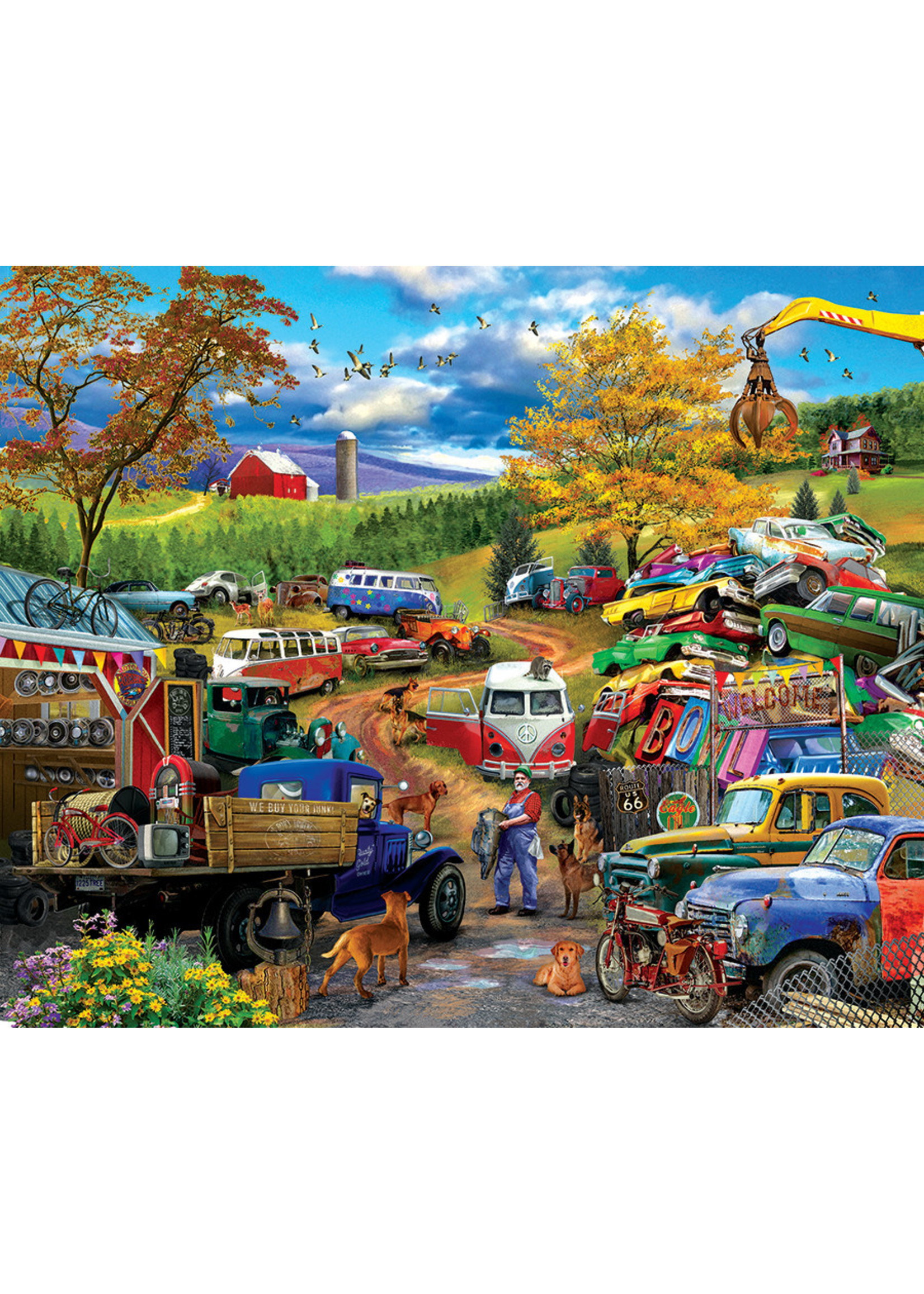 Sunsout Junk Yard Tour Puzzle 1000 Pieces