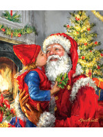 Sunsout Kissing Santa Puzzle 500 Pieces