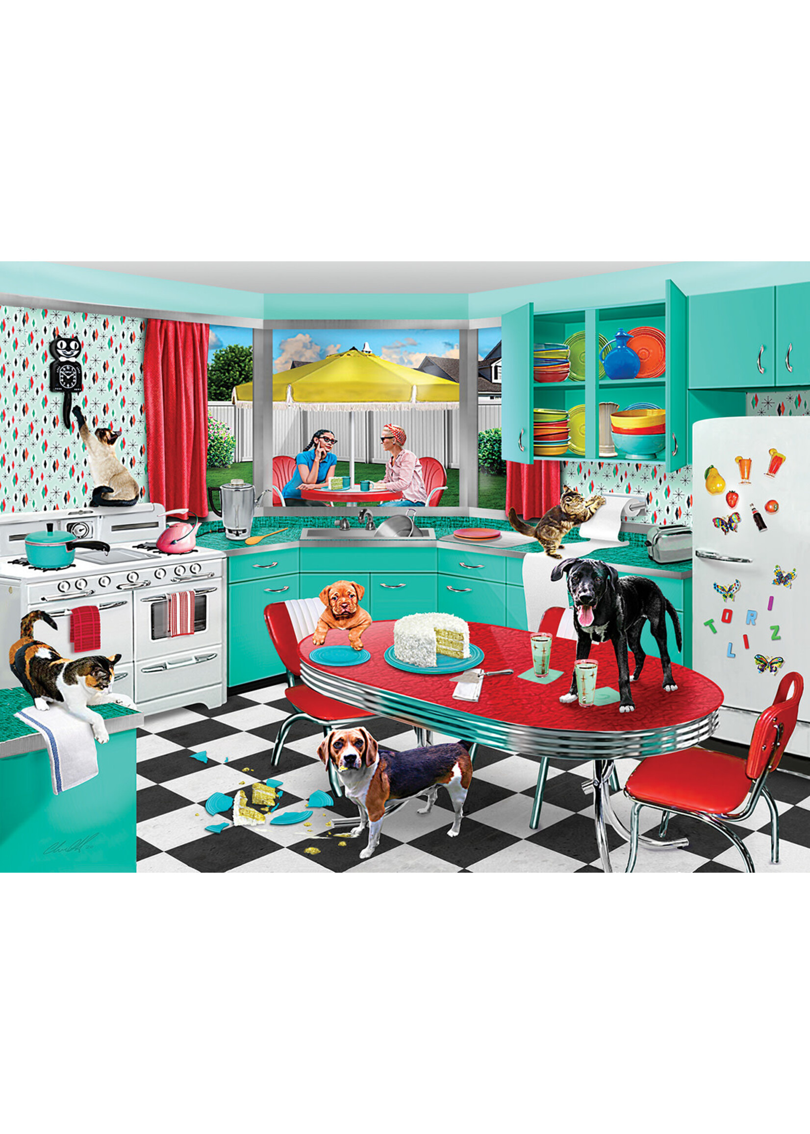 Sunsout Kitchen Mischief 500pc