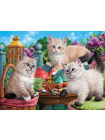 Sunsout Kitten Tea Party 500pc