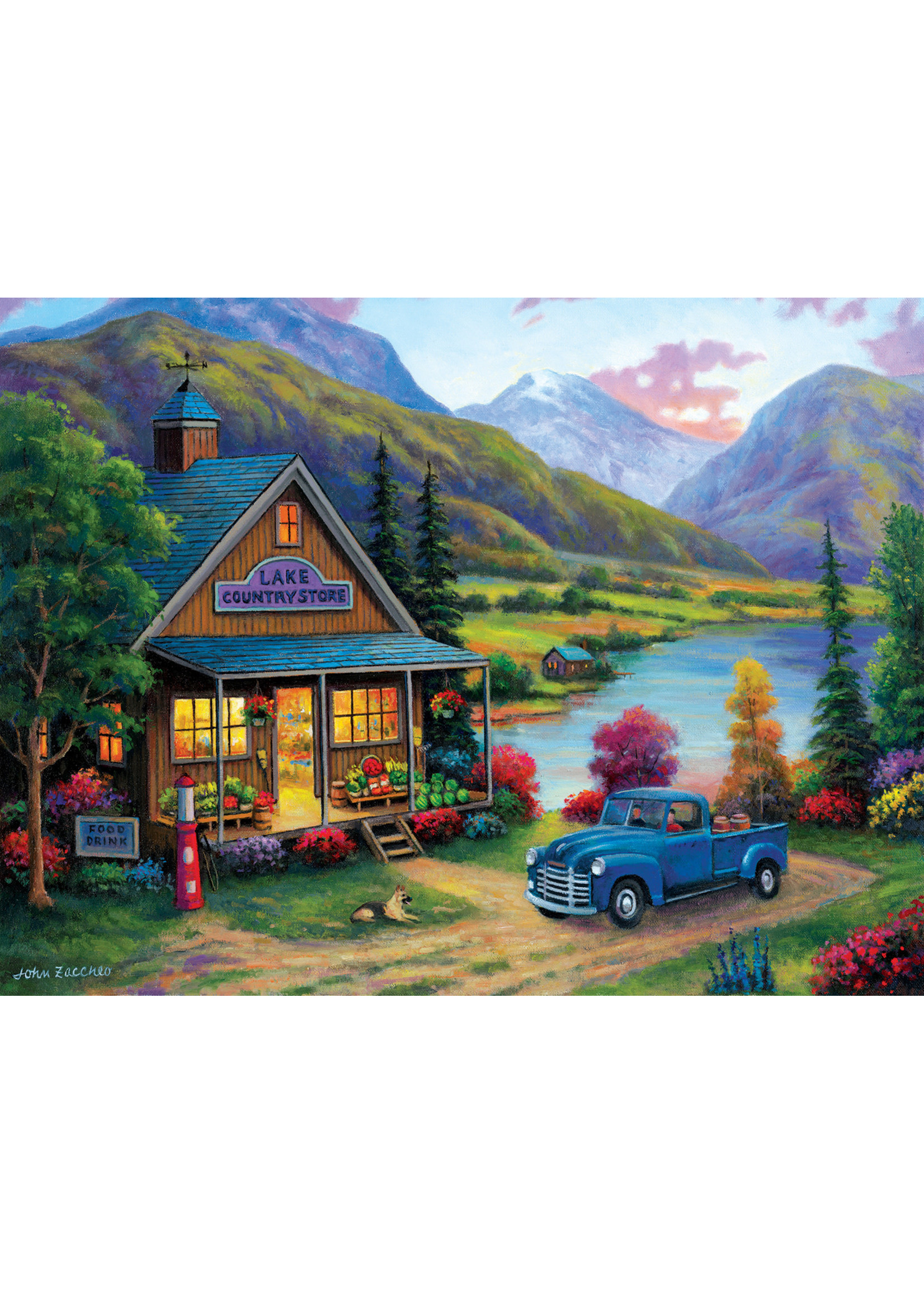 Sunsout Lake Country Store Puzzle 500 Pieces