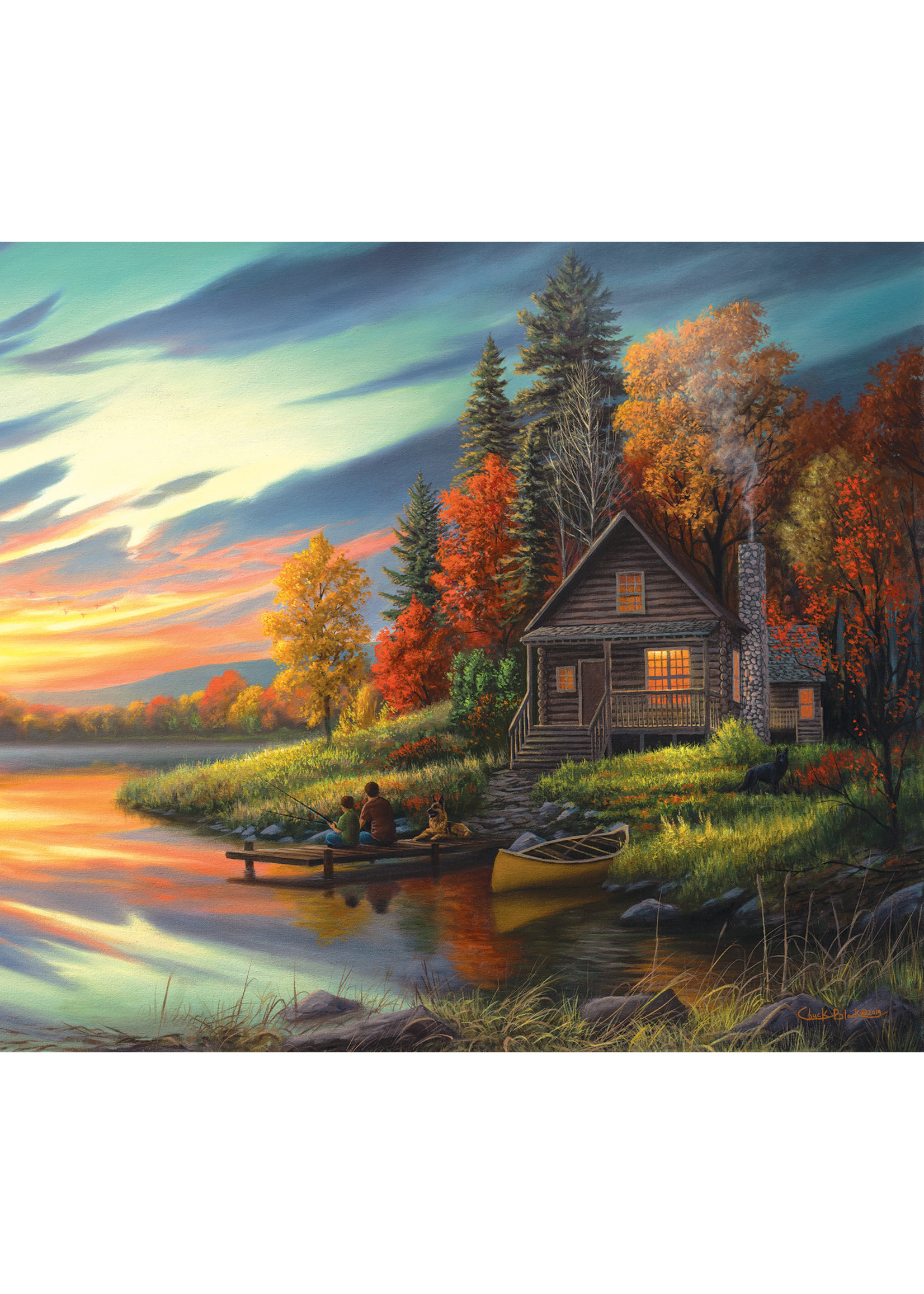 Sunsout Lakeside Memories Puzzle 550 Pieces