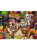 Sunsout Larder Puppies Puzzle 500 Pieces
