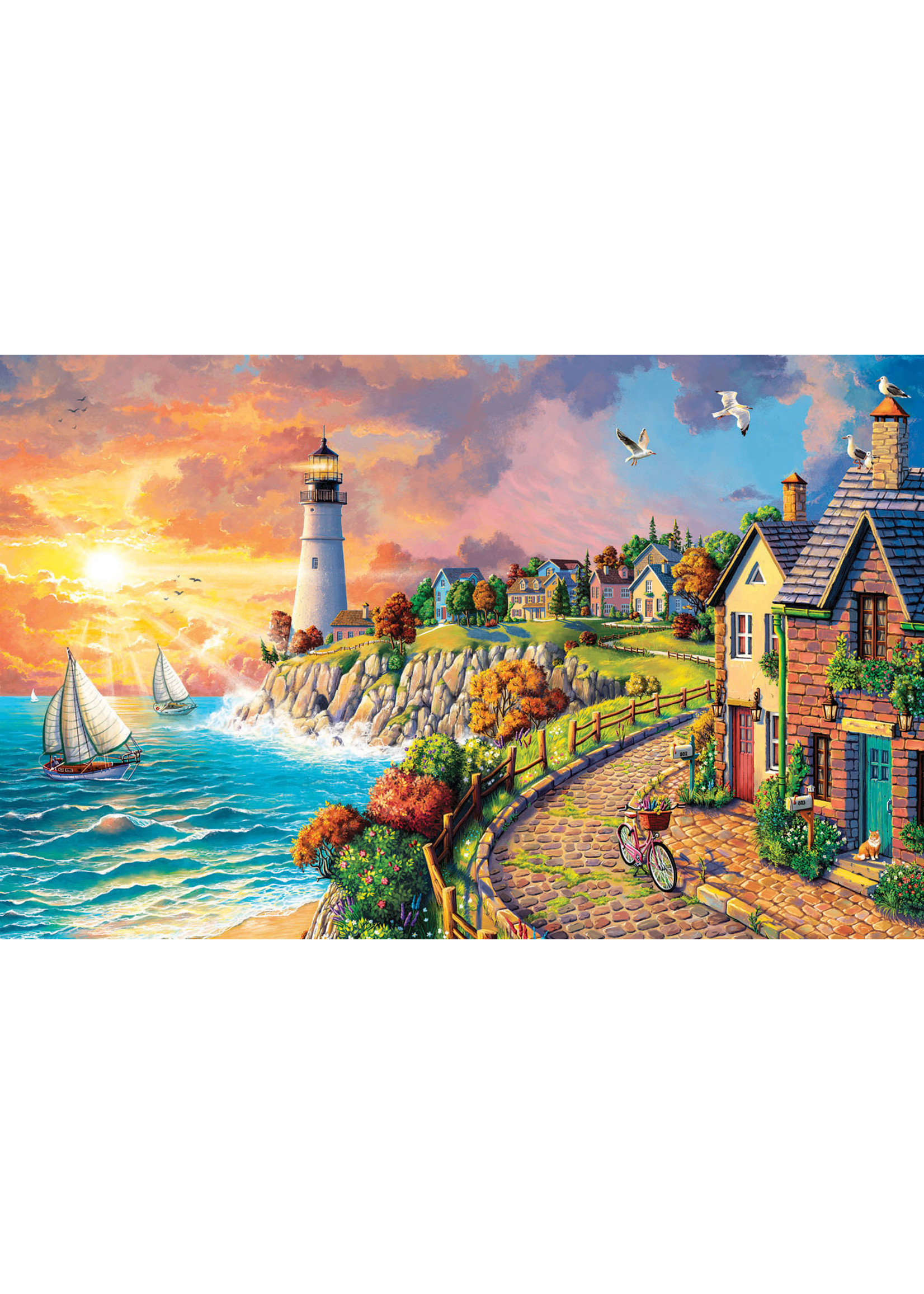 Sunsout Lighthouse by the Sea 550pc