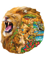 Sunsout Lion Family Special Shaped Puzzle 600 Pieces