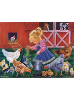 Sunsout Little Farm Girl 500pc