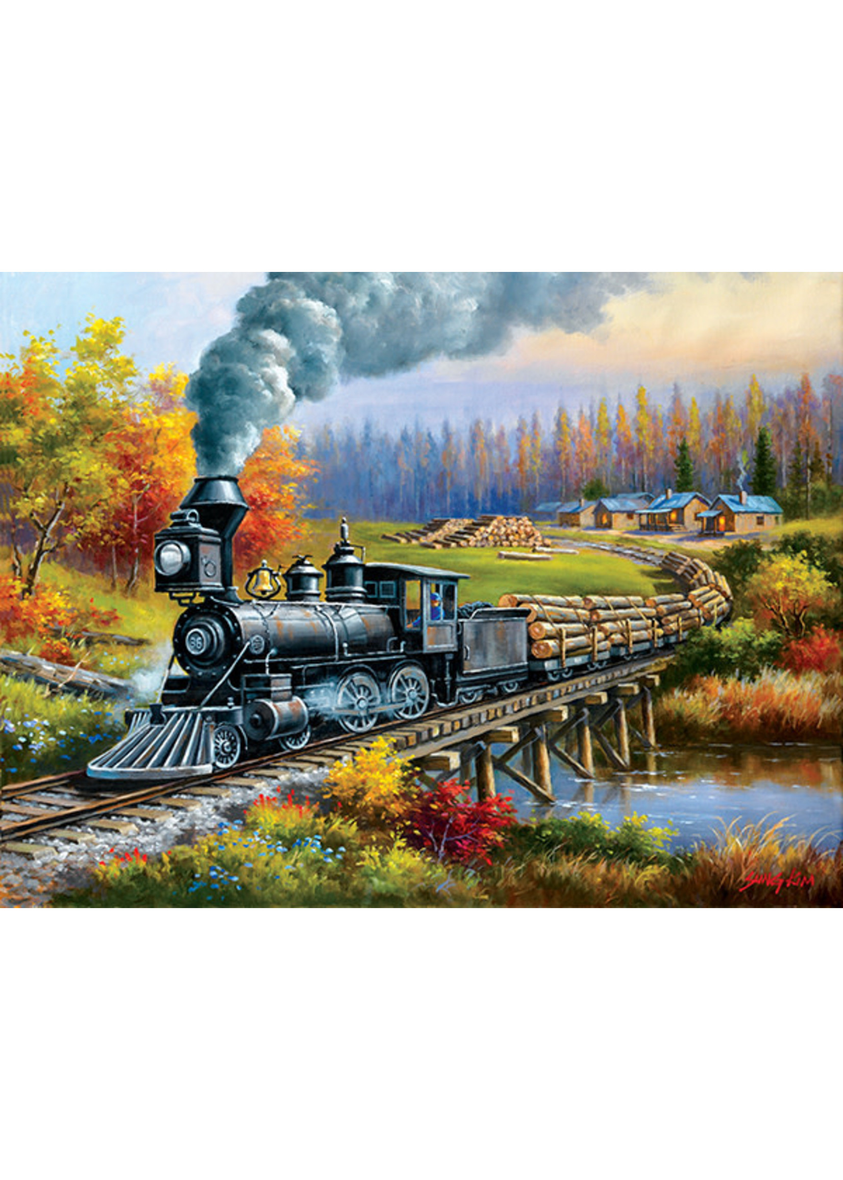 Sunsout Logging Camp Run Puzzle 300 Large Pieces