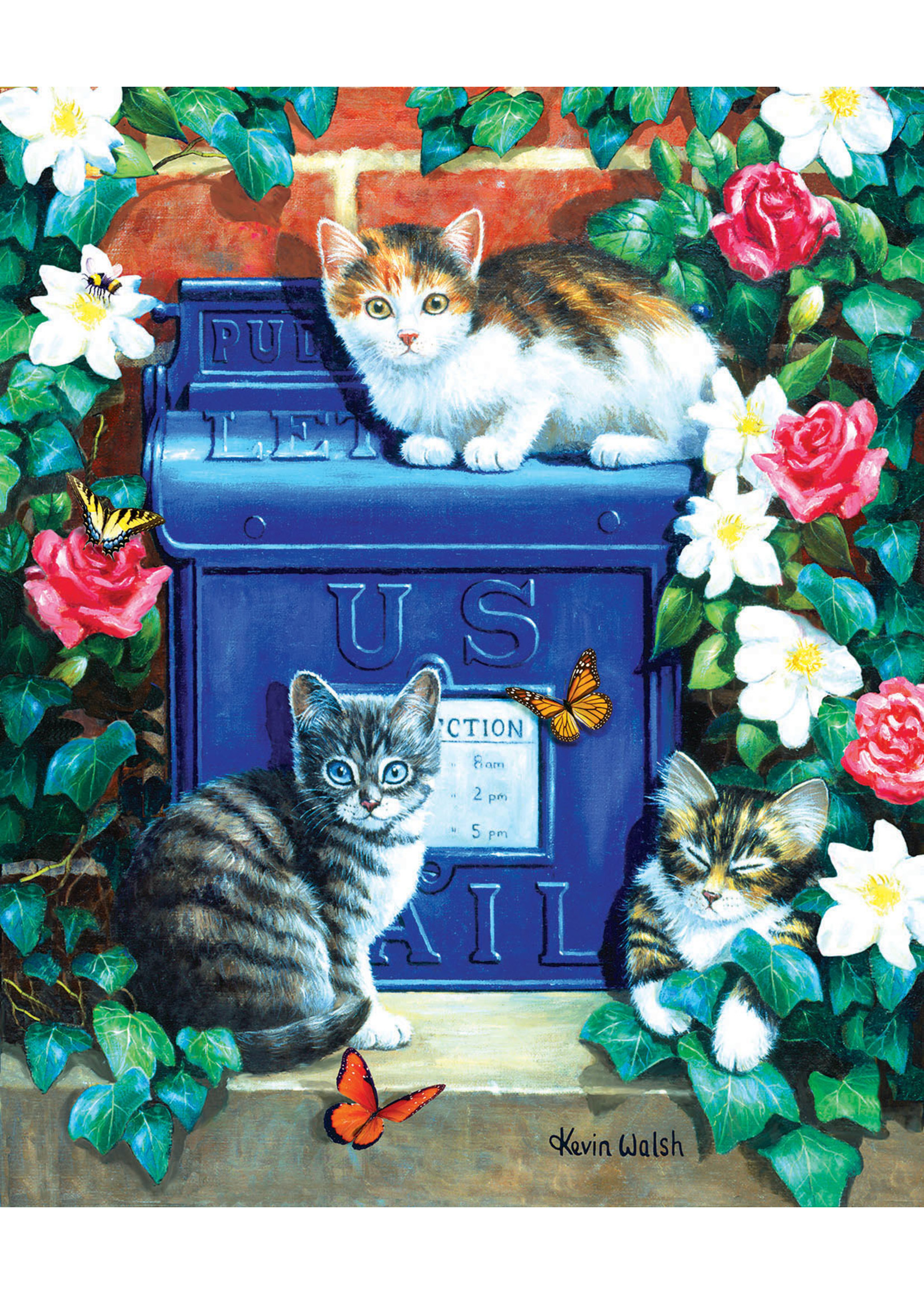Sunsout Mail Box Kittens Puzzle 1000 Pieces